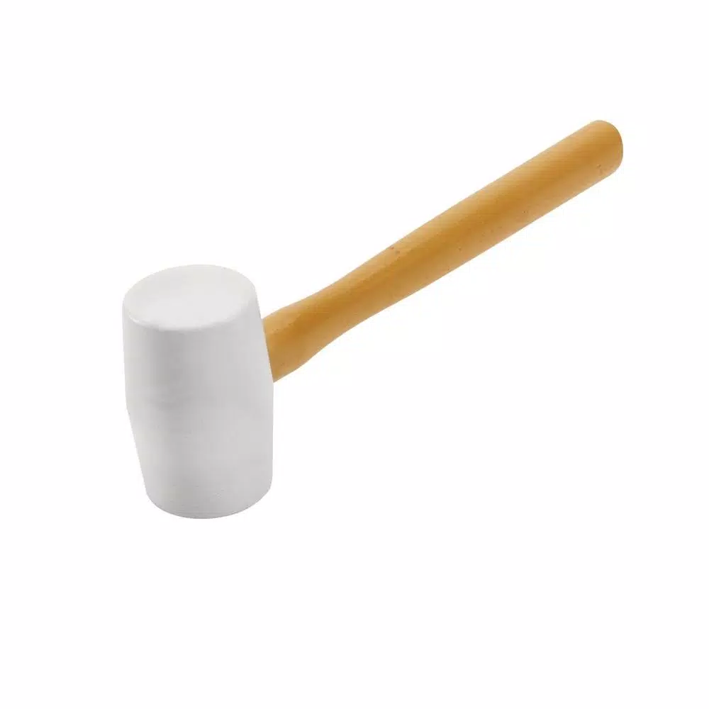 Hammers QEP 16 Oz. White Rubber Tile Tapping Mallet 3 Hammers QEP 16 Oz. White Rubber Tile Tapping Mallet