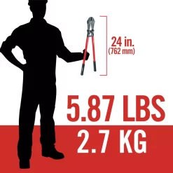 Cutting Tools RIDGID S24 24 In. Heavy-Duty Bolt Cutter -Tools Shop ridgid bolt cutters 14223 77 1000