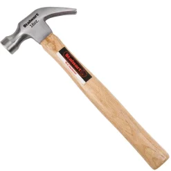 Hammers Stalwart 16 Oz. Natural Hardwood Claw Hammer With A 10 In. Wooden Handle