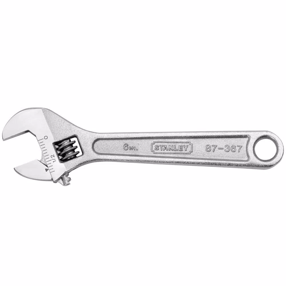 Wrenches Stanley 6 In. Adjustable Wrench 3 Wrenches Stanley 6 In. Adjustable Wrench