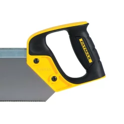 Cutting Tools Stanley 14 In. Back Saw With Rubber Handle -Tools Shop stanley hand saws 17 202 77 1000