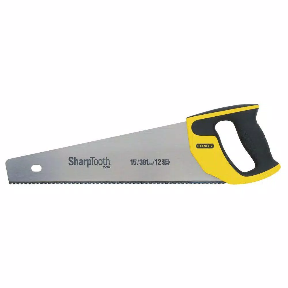 Cutting Tools Stanley 15 In. Tooth Saw With Plastic Handle 3 Cutting Tools Stanley 15 In. Tooth Saw With Plastic Handle