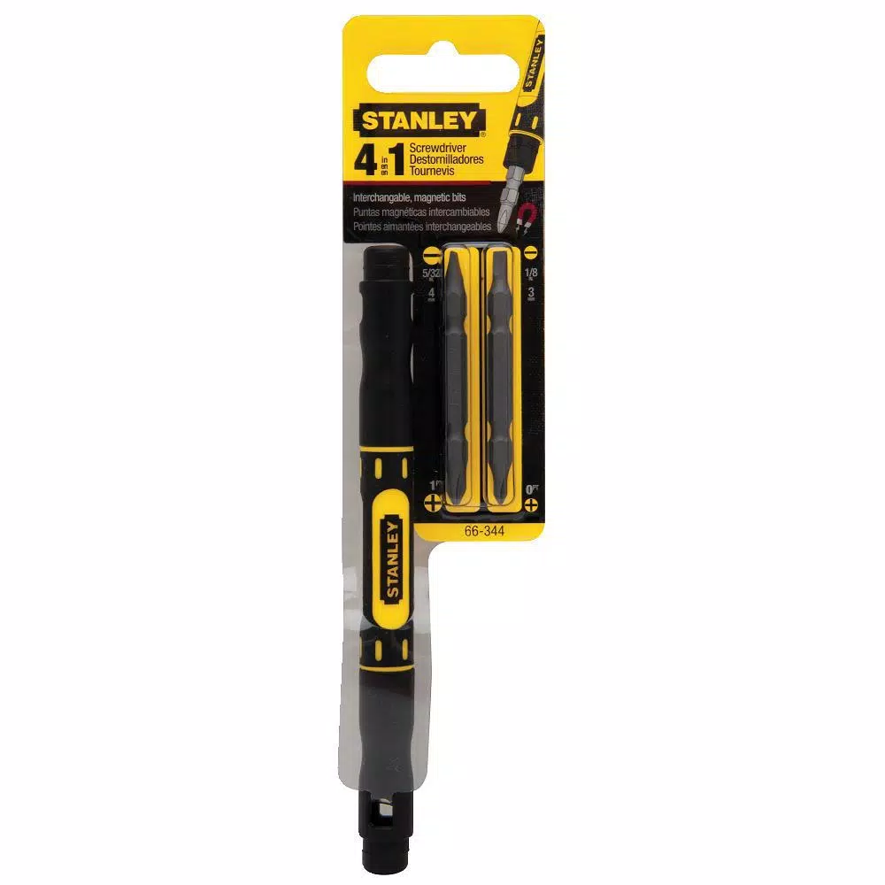 Screwdrivers & Nut Drivers Stanley 4-in-1 Pocket Screwdriver 7 Screwdrivers & Nut Drivers Stanley 4-in-1 Pocket Screwdriver - Image 5