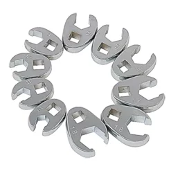 Wrenches SUNEX TOOLS 3/8 In. Drive Metric Crowfoot Flare Nut Wrench Set (10-Piece)