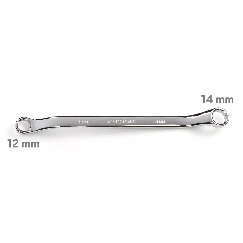 Wrenches TEKTON 12 Mm X 14 Mm 45° Offset Box End Wrench 4 Wrenches TEKTON 12 Mm X 14 Mm 45° Offset Box End Wrench - Image 2