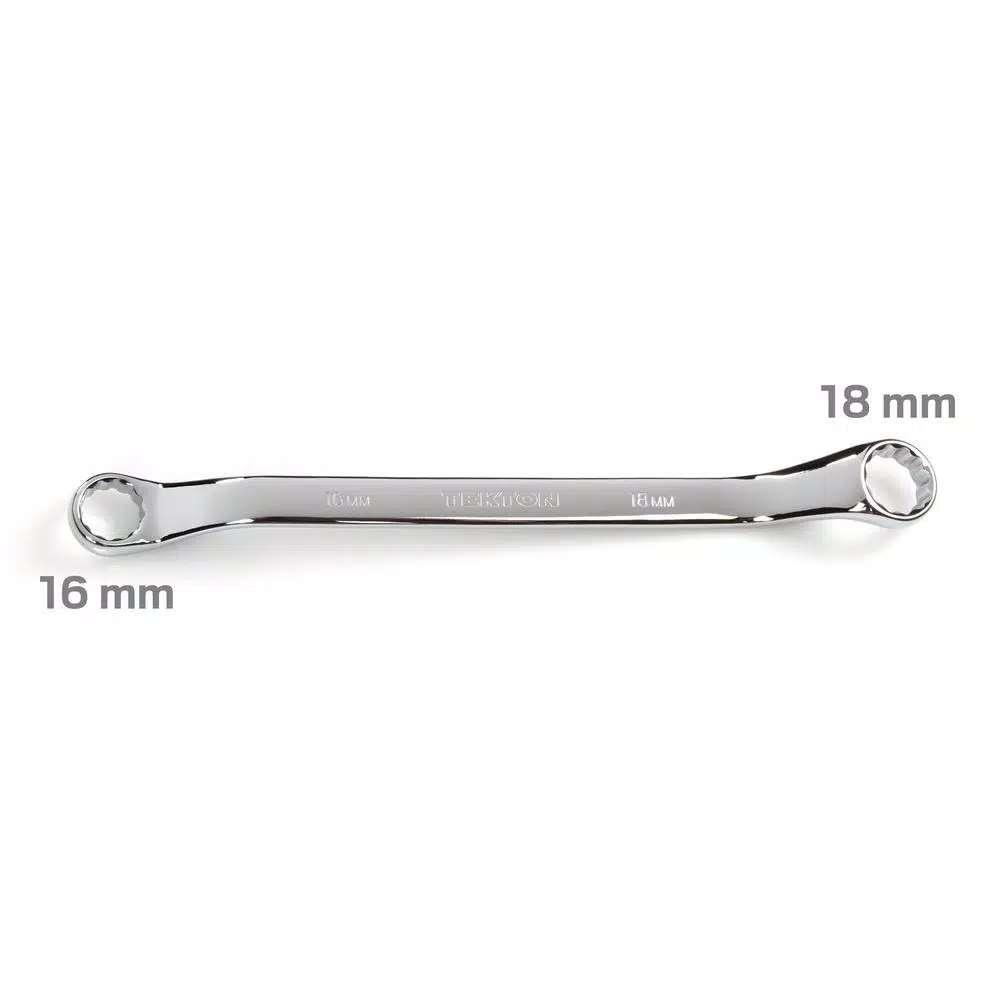 Wrenches TEKTON 16 Mm X 18 Mm 45° Offset Box End Wrench 4 Wrenches TEKTON 16 Mm X 18 Mm 45° Offset Box End Wrench - Image 2