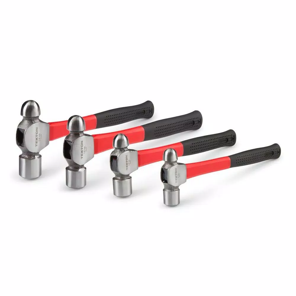 Hammers TEKTON 8, 12, 16, 24 Oz. Ball Peen Hammer Set (4-Piece) 7 Hammers TEKTON 8, 12, 16, 24 Oz. Ball Peen Hammer Set (4-Piece) - Image 5