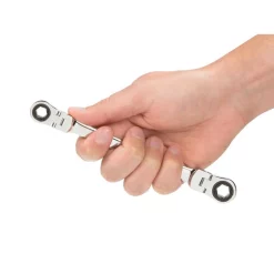 Wrenches TEKTON 5/16 In. X 3/8 In. Flex-Head Ratcheting Box End Wrench -Tools Shop tekton box wrenches wrn76003 31 1000