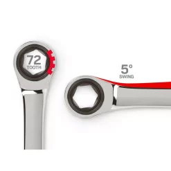 Wrenches TEKTON 7 Mm Ratcheting Combination Wrench -Tools Shop tekton combination wrenches wrn53107 4f 1000