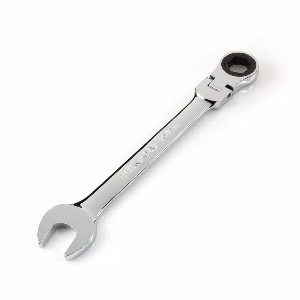 Wrenches TEKTON 15/16 In. Flex-Head Ratcheting Combination Wrench 3 Wrenches TEKTON 15/16 In. Flex-Head Ratcheting Combination Wrench