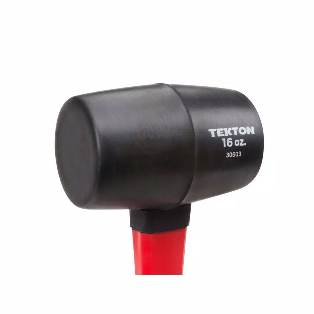 Hammers TEKTON 16 Oz. Fiberglass Handle Rubber Mallet 8 Hammers TEKTON 16 Oz. Fiberglass Handle Rubber Mallet - Image 6