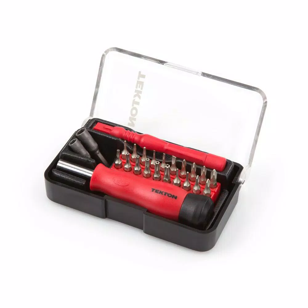 Screwdrivers & Nut Drivers TEKTON Everybit Precision Tool Kit (27-Piece) 3 Screwdrivers & Nut Drivers TEKTON Everybit Precision Tool Kit (27-Piece)