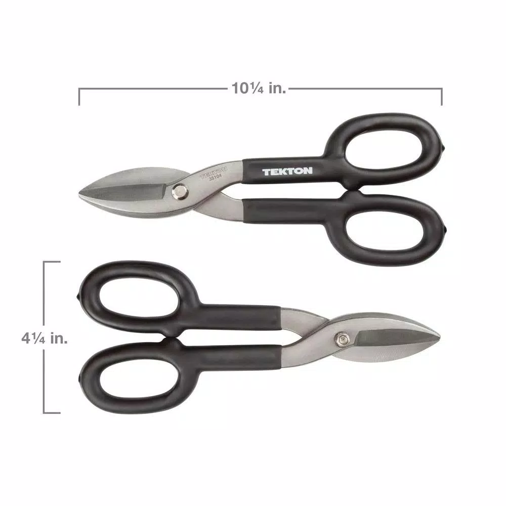 Cutting Tools TEKTON 1.1 In. Straight-Cut Tin Snip 7 Cutting Tools TEKTON 1.1 In. Straight-Cut Tin Snip - Image 5