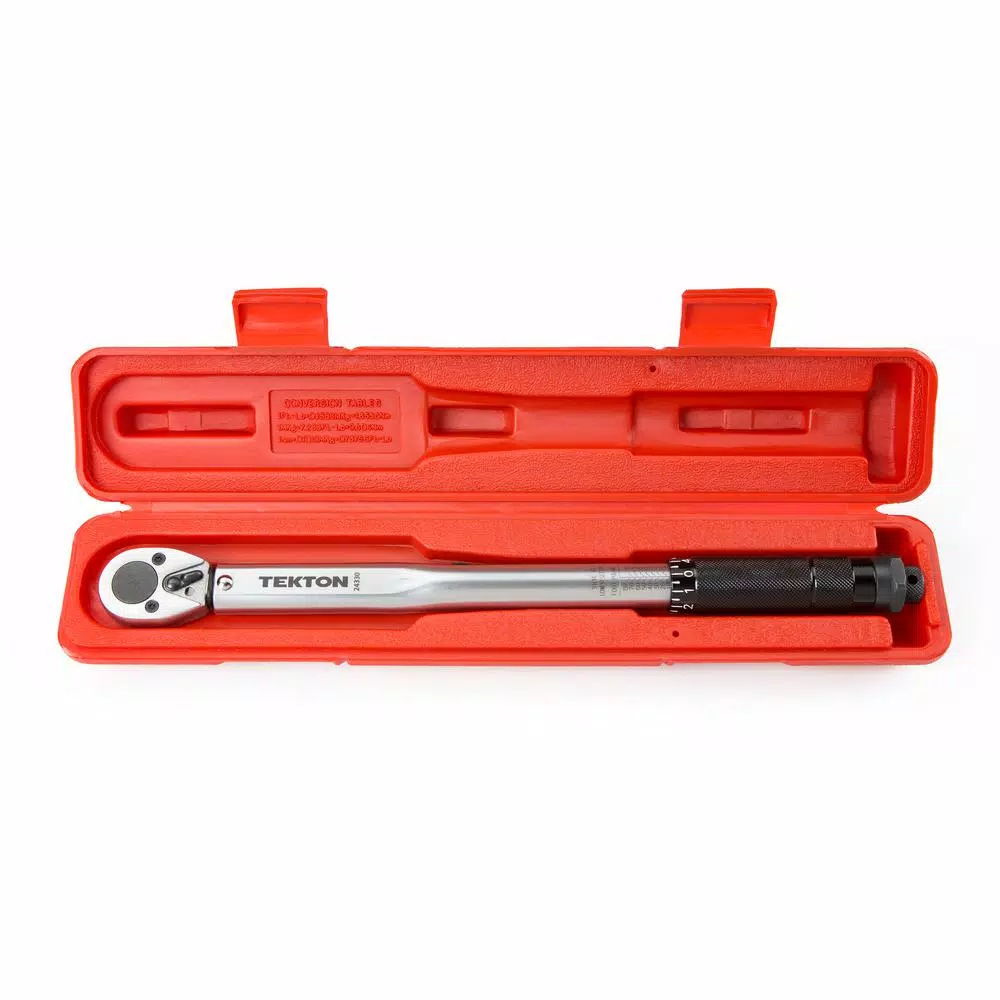 Wrenches TEKTON 3/8 In. Drive Click Torque Wrench (10-80 Ft.-lb.) 4 Wrenches TEKTON 3/8 In. Drive Click Torque Wrench (10-80 Ft.-lb.) - Image 2