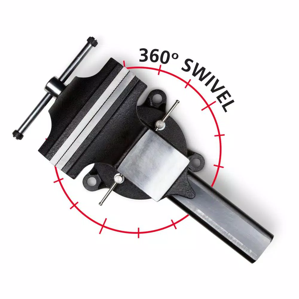 Fastening Tools TEKTON 8 In. 360° Swivel Bench Vise 6 Fastening Tools TEKTON 8 In. 360° Swivel Bench Vise - Image 4