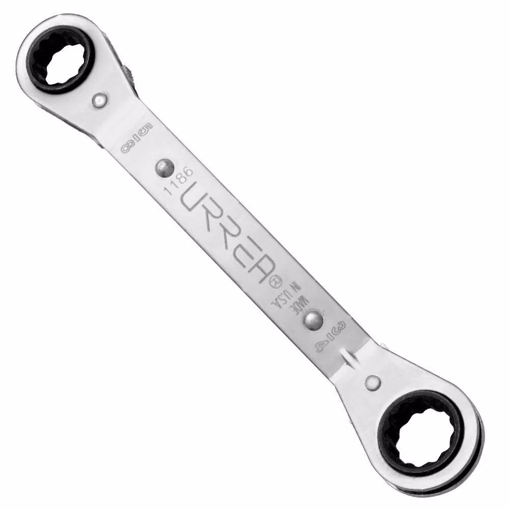 Wrenches URREA 5/8 In. X 3/4 In. 12 Point Offset Box End Ratcheting Wrench 3 Wrenches URREA 5/8 In. X 3/4 In. 12 Point Offset Box End Ratcheting Wrench