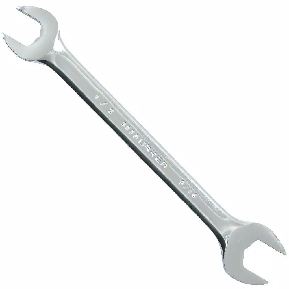 Wrenches URREA 3/4 In. X 7/8 In. Open End Chrome Wrench 3 Wrenches URREA 3/4 In. X 7/8 In. Open End Chrome Wrench