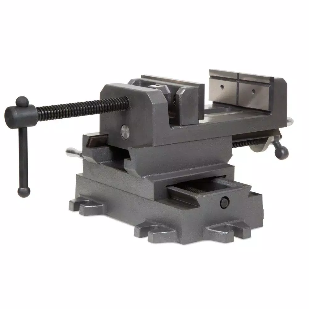 Fastening Tools WEN 5-1/8 In. Compound Cross Slide Industrial Strength Benchtop Vise 7 Fastening Tools WEN 5-1/8 In. Compound Cross Slide Industrial Strength Benchtop Vise - Image 5
