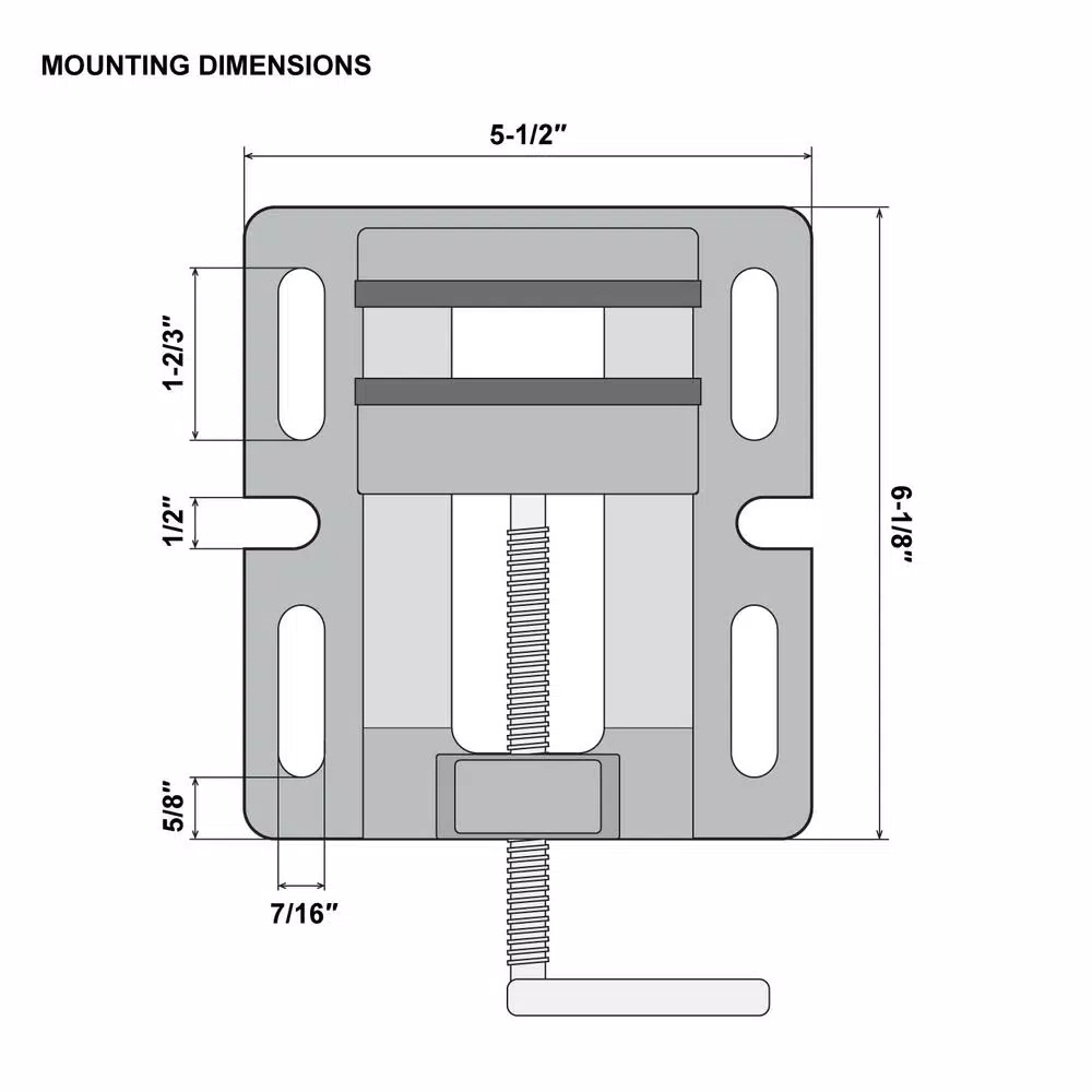 Fastening Tools WEN 3 In. Drill Press Vise 6 Fastening Tools WEN 3 In. Drill Press Vise - Image 4