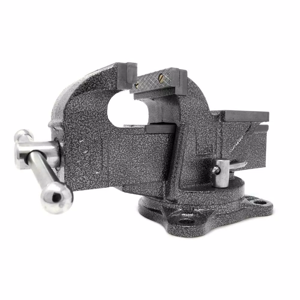 Fastening Tools WEN 3 In. Heavy-Duty Cast Iron Bench Vise With Swivel Base 3 Fastening Tools WEN 3 In. Heavy-Duty Cast Iron Bench Vise With Swivel Base