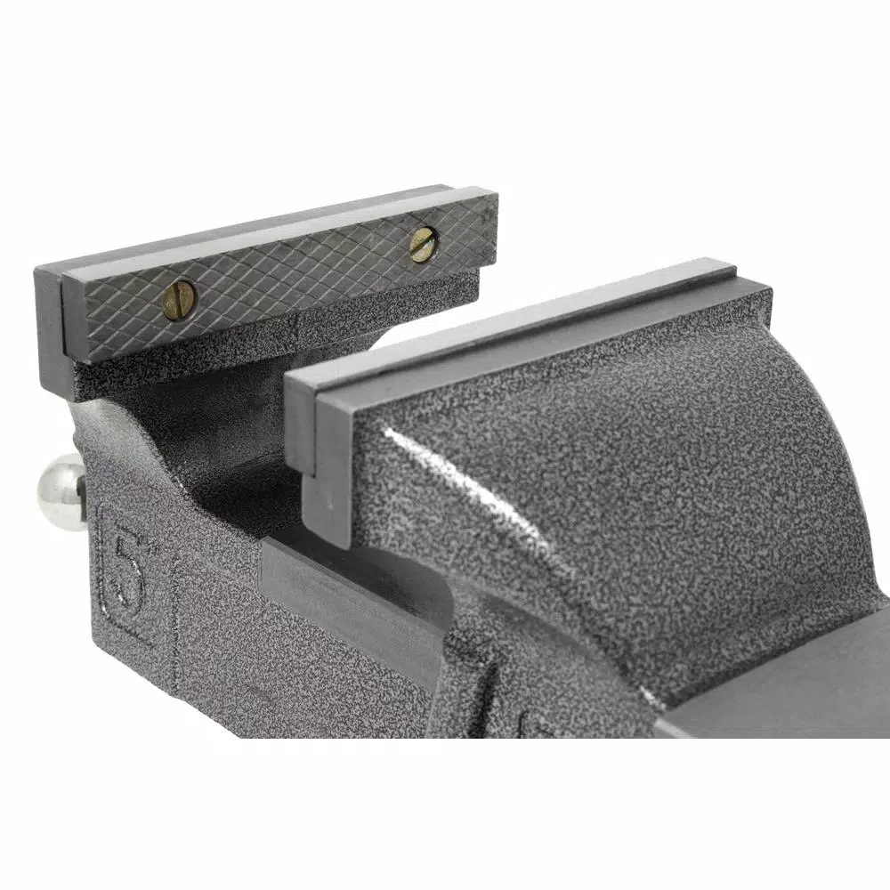 Fastening Tools WEN 5 In. Heavy-Duty Cast Iron Bench Vise With Swivel Base 6 Fastening Tools WEN 5 In. Heavy-Duty Cast Iron Bench Vise With Swivel Base - Image 4