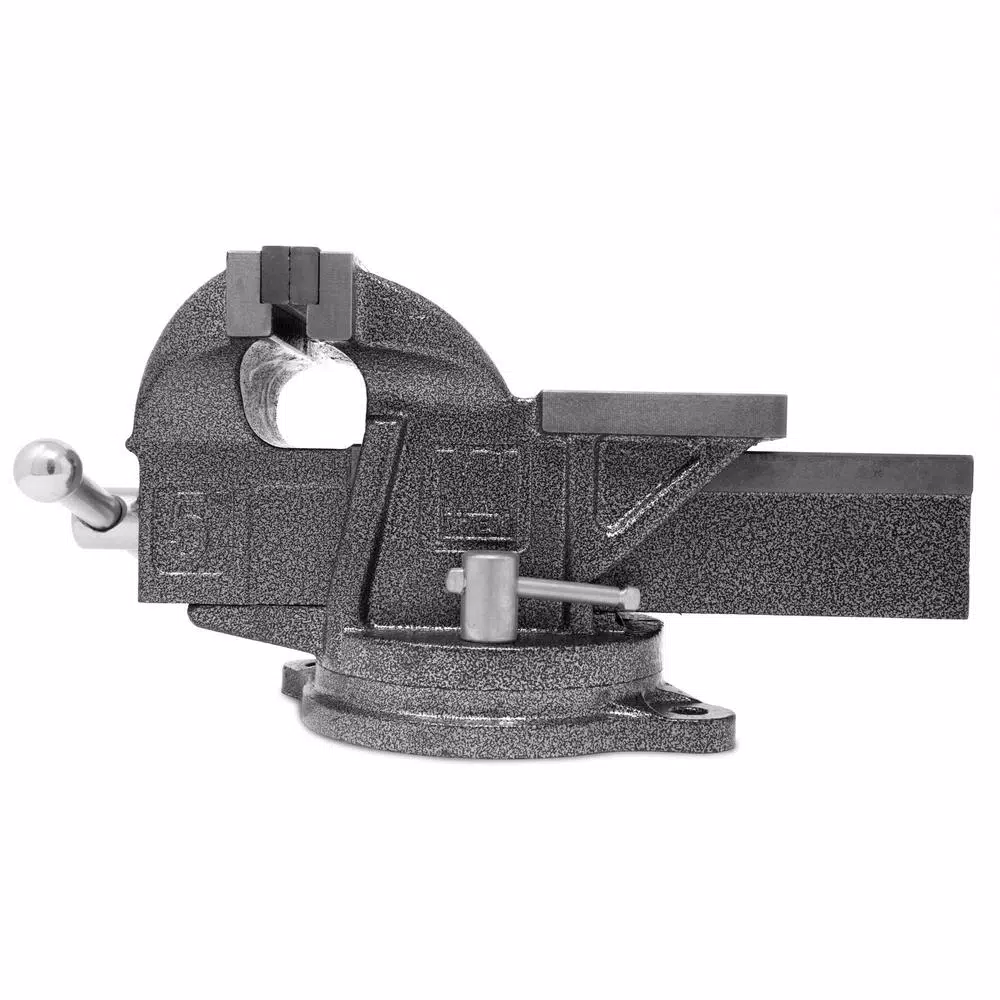Fastening Tools WEN 5 In. Heavy-Duty Cast Iron Bench Vise With Swivel Base 5 Fastening Tools WEN 5 In. Heavy-Duty Cast Iron Bench Vise With Swivel Base - Image 3