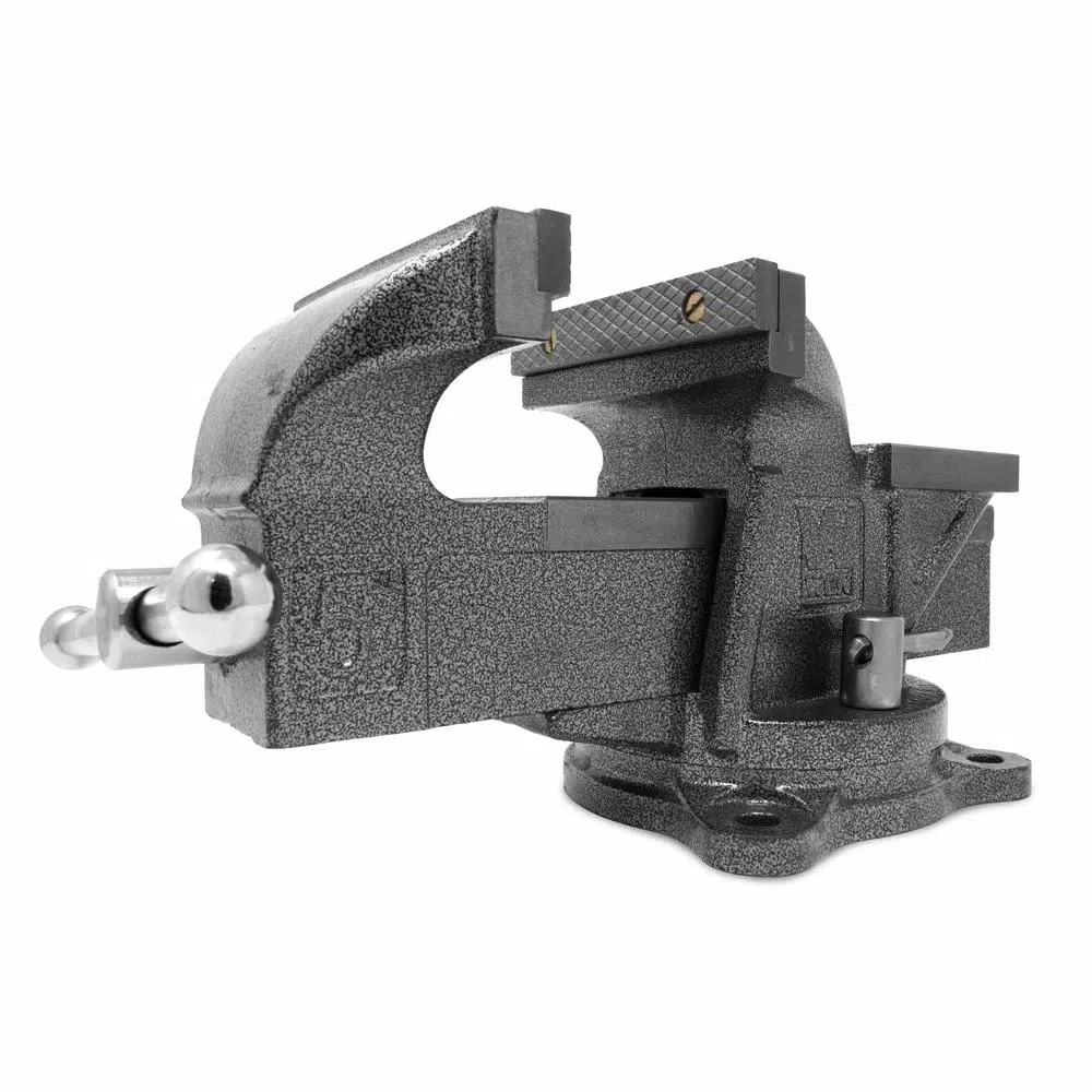 Fastening Tools WEN 5 In. Heavy-Duty Cast Iron Bench Vise With Swivel Base 3 Fastening Tools WEN 5 In. Heavy-Duty Cast Iron Bench Vise With Swivel Base