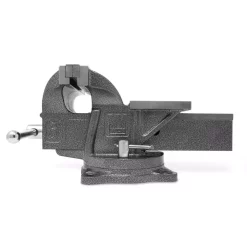 Fastening Tools WEN 6 In. Heavy-Duty Cast Iron Bench Vise With Swivel Base -Tools Shop wen vises 456bv 4f 1000