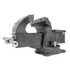 Fastening Tools WEN 6 In. Heavy-Duty Cast Iron Bench Vise With Swivel Base